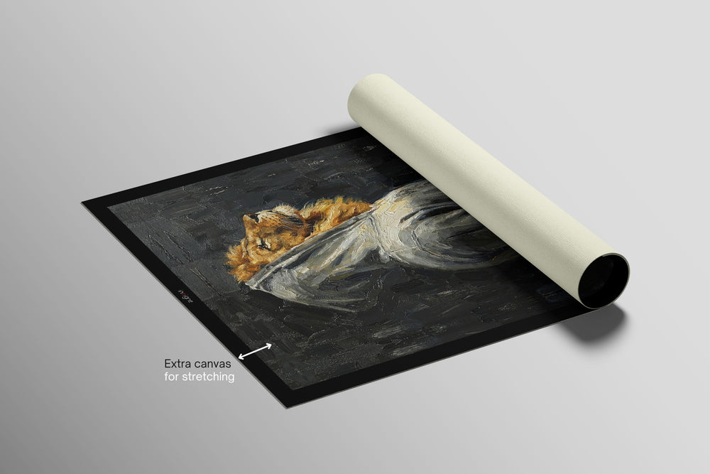 Majestic Urban Monarch — Sokak Asaletinin 3D Impasto Portresi