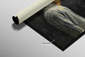 Majestic Urban Monarch — Sokak Asaletinin 3D Impasto Portresi