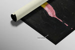 Velvet Drip — 3D Haptic Embossed High-Gloss Luxury Wall Art