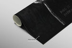 Monochrome Lotus Manifest — A Textured Vow in Black & White