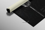 Monochrome Lotus Manifest — A Textured Vow in Black & White