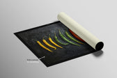 Radiant Spice Spectrum — 3D Haptic Embossed High-Gloss Luxury Wall Art