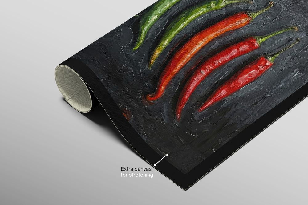 Radiant Spice Spectrum — 3D Haptic Embossed High-Gloss Luxury Wall Art