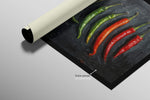 Radiant Spice Spectrum — 3D Haptic Embossed High-Gloss Luxury Wall Art