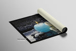 Zen Serenity Bloom — 3D Haptic Embossed High-Gloss Luxury Wall Art