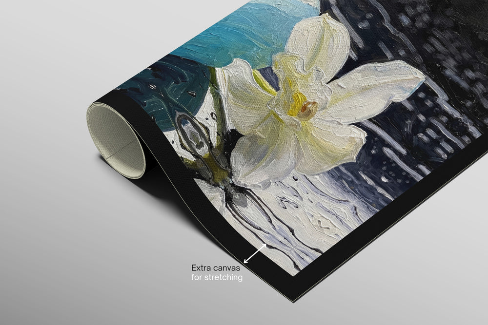 Zen Serenity Bloom — 3D Haptic Embossed High-Gloss Luxury Wall Art