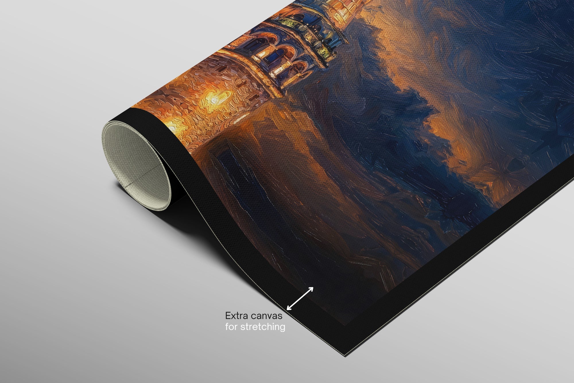 Galata Sunset Sentinel — 3D Haptic Embossed High-Gloss Luxury Wall Art