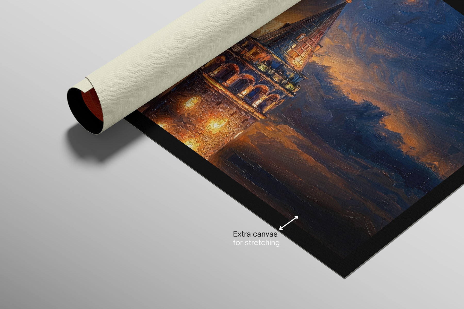 Galata Sunset Sentinel — 3D Haptic Embossed High-Gloss Luxury Wall Art