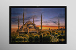 Eternal Sultan Ahmed Radiance — 3D Haptic Embossed High-Gloss Luxury Wall Art
