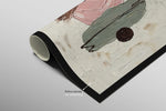 Mocha & Rose Abstract Stack — 3D Haptic Embossed High-Gloss Luxury Wall Art
