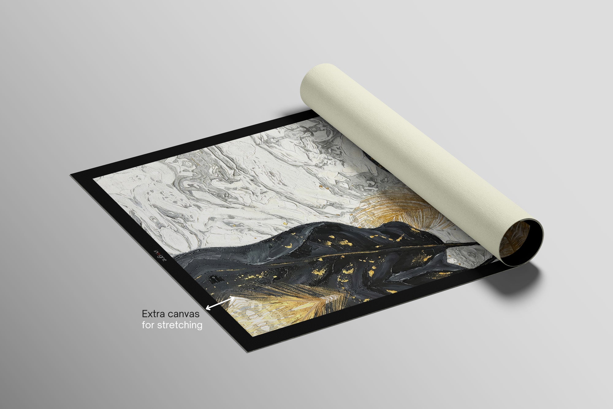 Gilded Leaf & Feather Reverie — 3D Haptic Embossed High-Gloss Luxury Wall Art