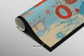 Cosmic Tide Doodles — 3D Haptic Embossed High-Gloss Luxury Wall Art