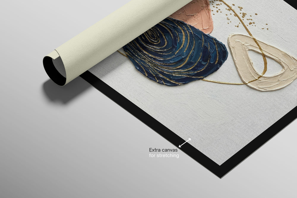 Celestial Equilibrium — 3D Haptic Embossed High-Gloss Luxury Wall Art