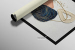 Celestial Equilibrium — 3D Haptic Embossed High-Gloss Luxury Wall Art