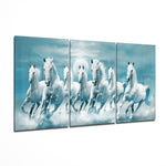 Running Horses Mega Glass Wall Art.