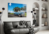 Chevrolet classic car panel adding retro energy to a study or home library