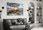 Sea View panel adding cinematic horizon to a tranquil bedroom
