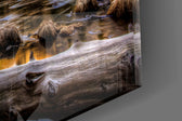 Lake panel catching daylight to reveal its photographic depth