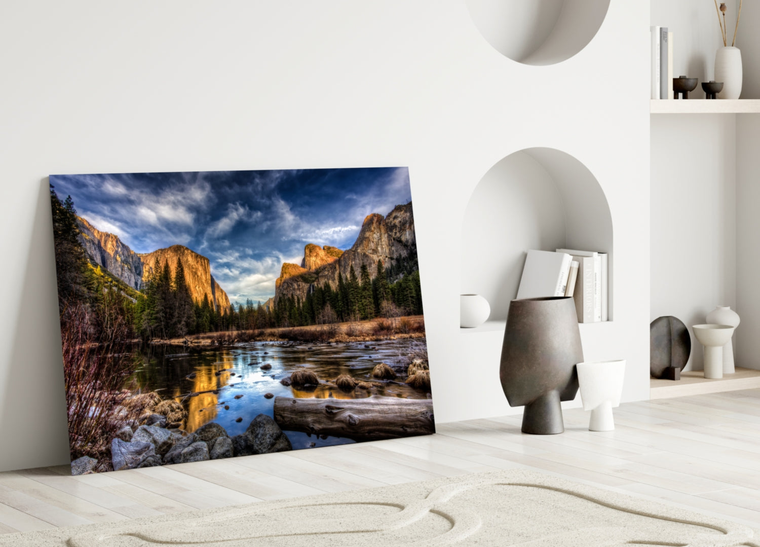 Lake Glass Wall Art.