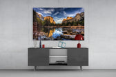 Lake Glass Wall Art | Full Tempered Glass Panel View
