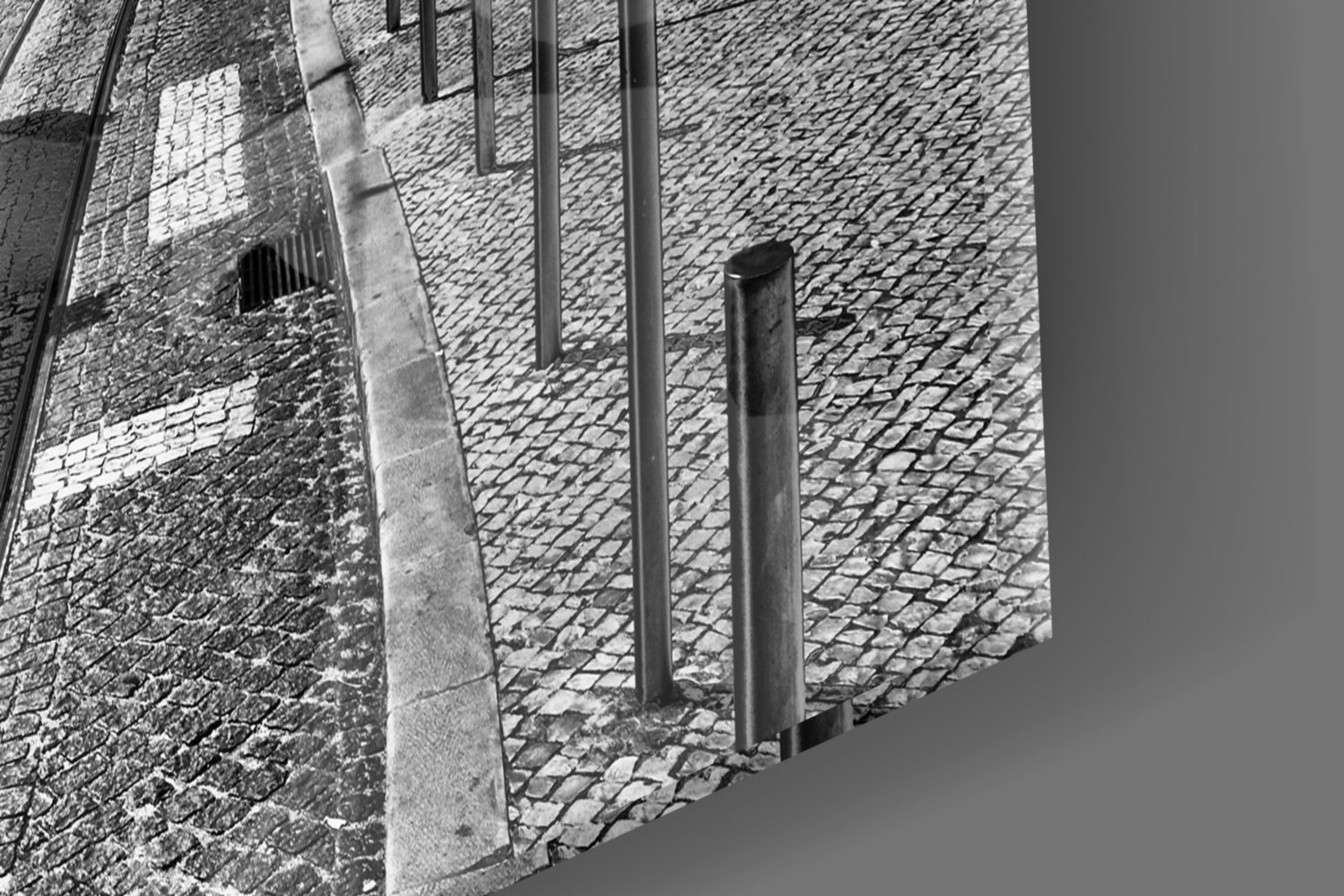 Yellow Tram (Lisbon) Glass Wall Art.