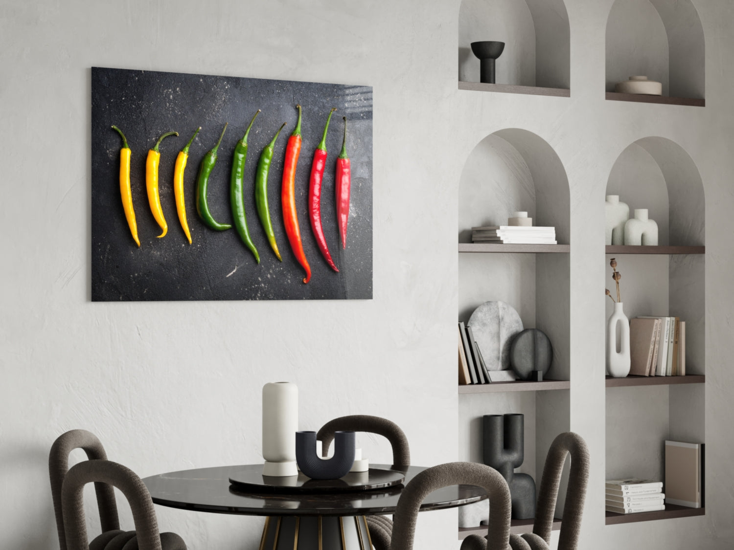 Pepper Glass Wall Art.