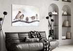 Birds panel adding storybook warmth to a kid's or nursery room