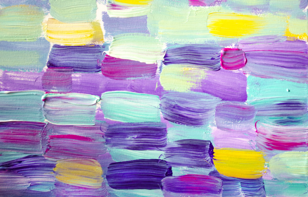 Abstract Glass Wall Art
