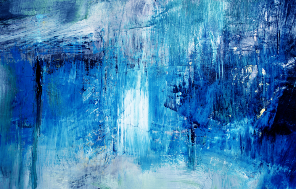 Abstract Glass Wall Art