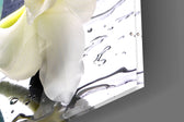 Candle panel catching warm light to reveal its zen palette