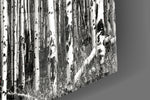 Red Forest panel catching side light to reveal its selective color