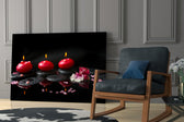 Spa artwork anchoring a meditation or retreat space
