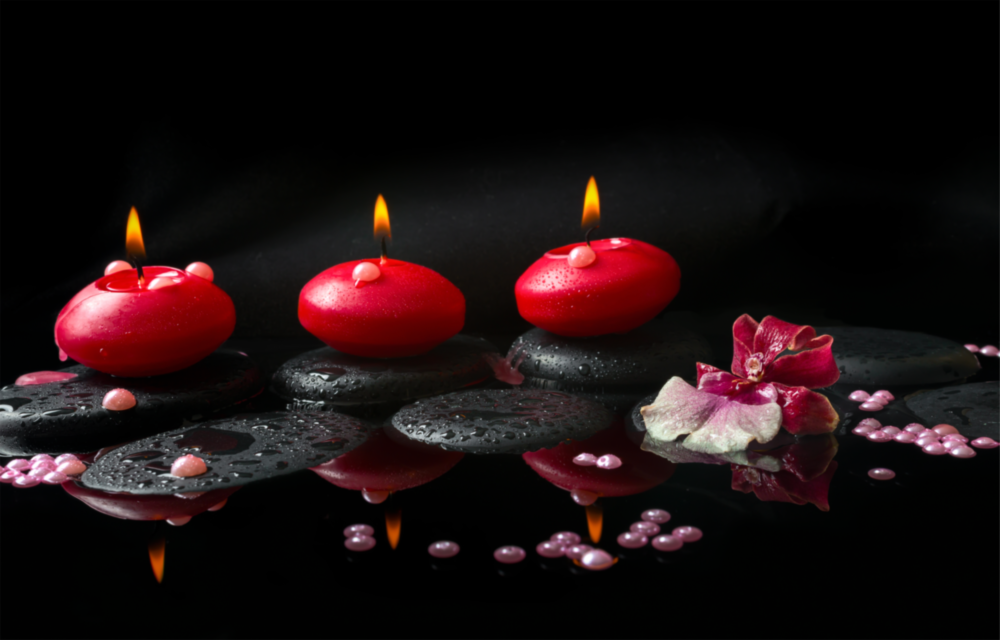 Spa Glass Wall Art