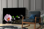 Spa artwork anchoring a spa or retreat space