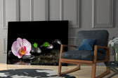 Spa artwork anchoring a spa or retreat space