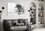 Palm Trees panel enhancing a bathroom with coastal atmosphere