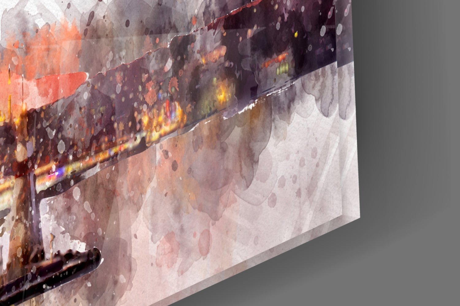 Maiden's Tower Glass Wall Art.