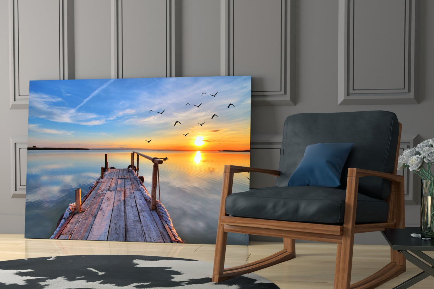 Dock Glass Wall Art.