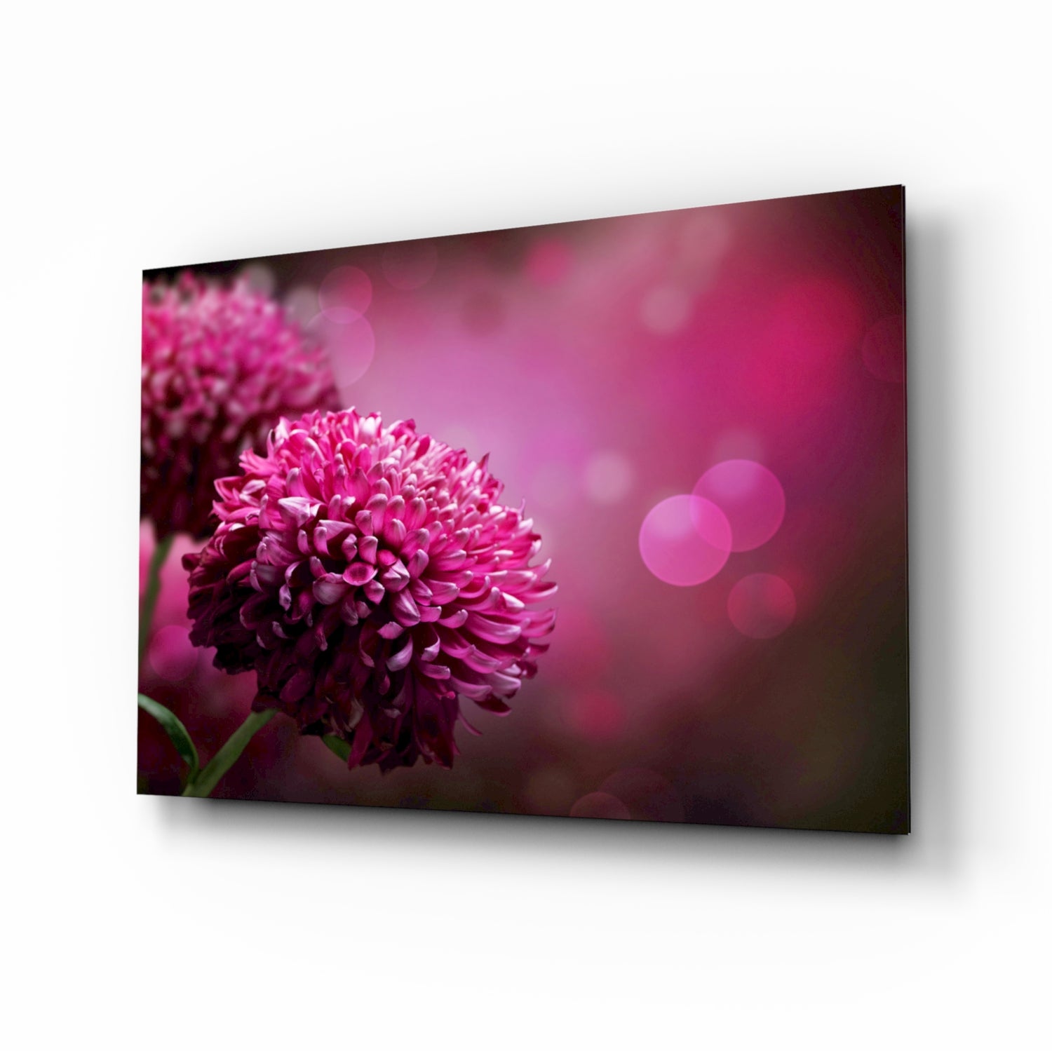 Flower Glass Wall Art
