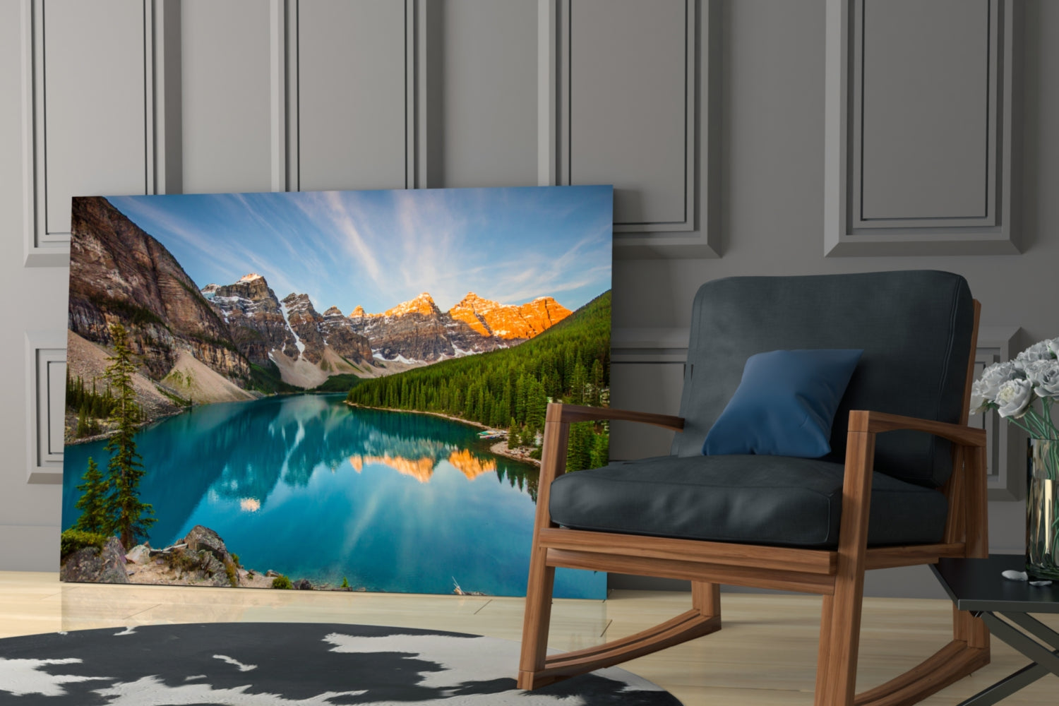 Lake Glass Wall Art.