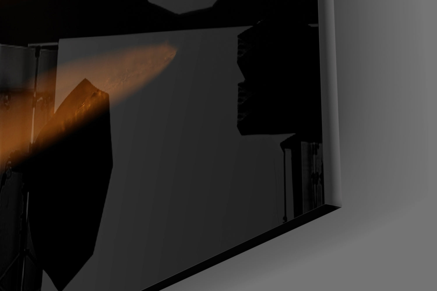 Candle Glass Wall Art.