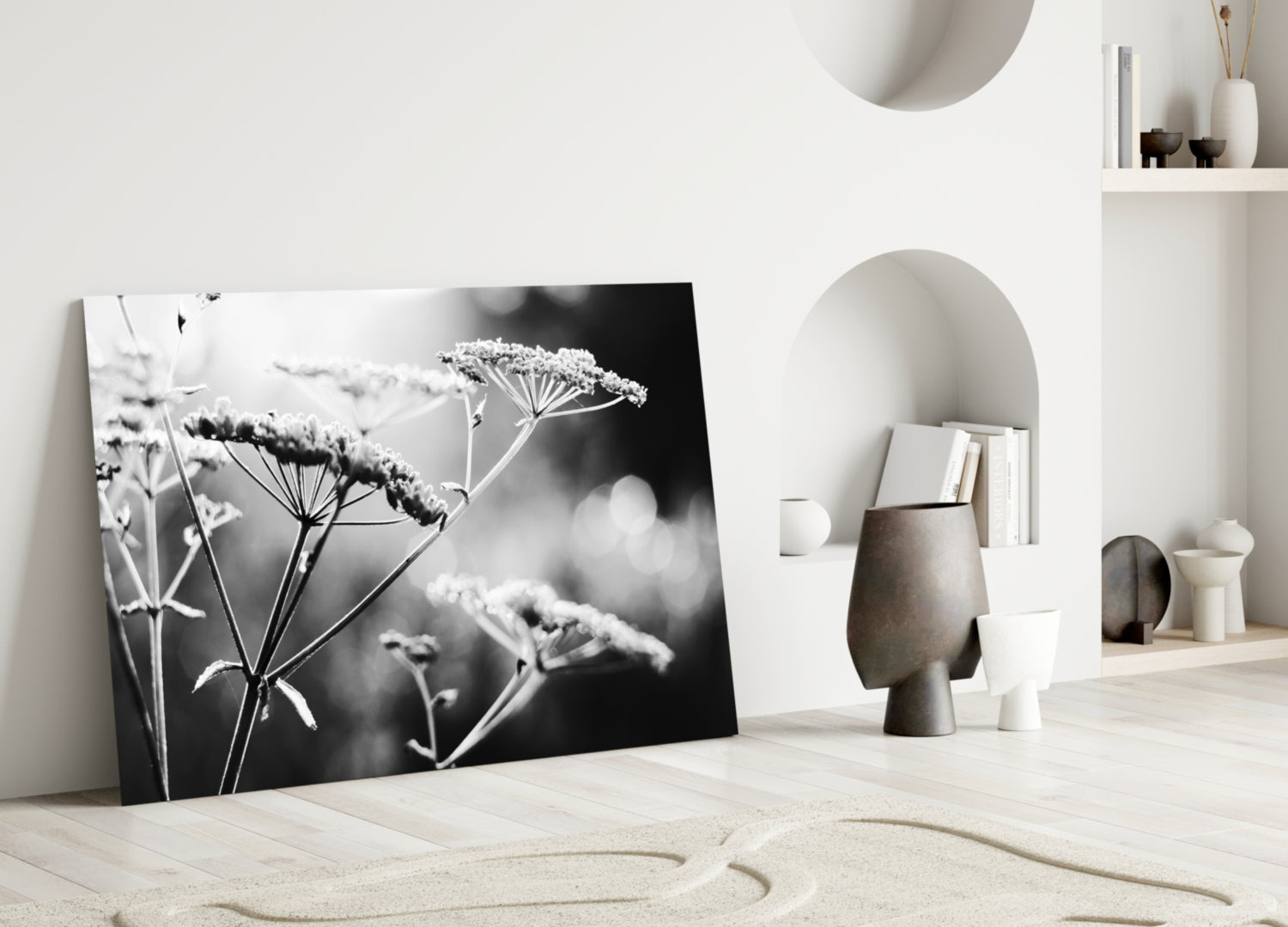 Flower Glass Wall Art.