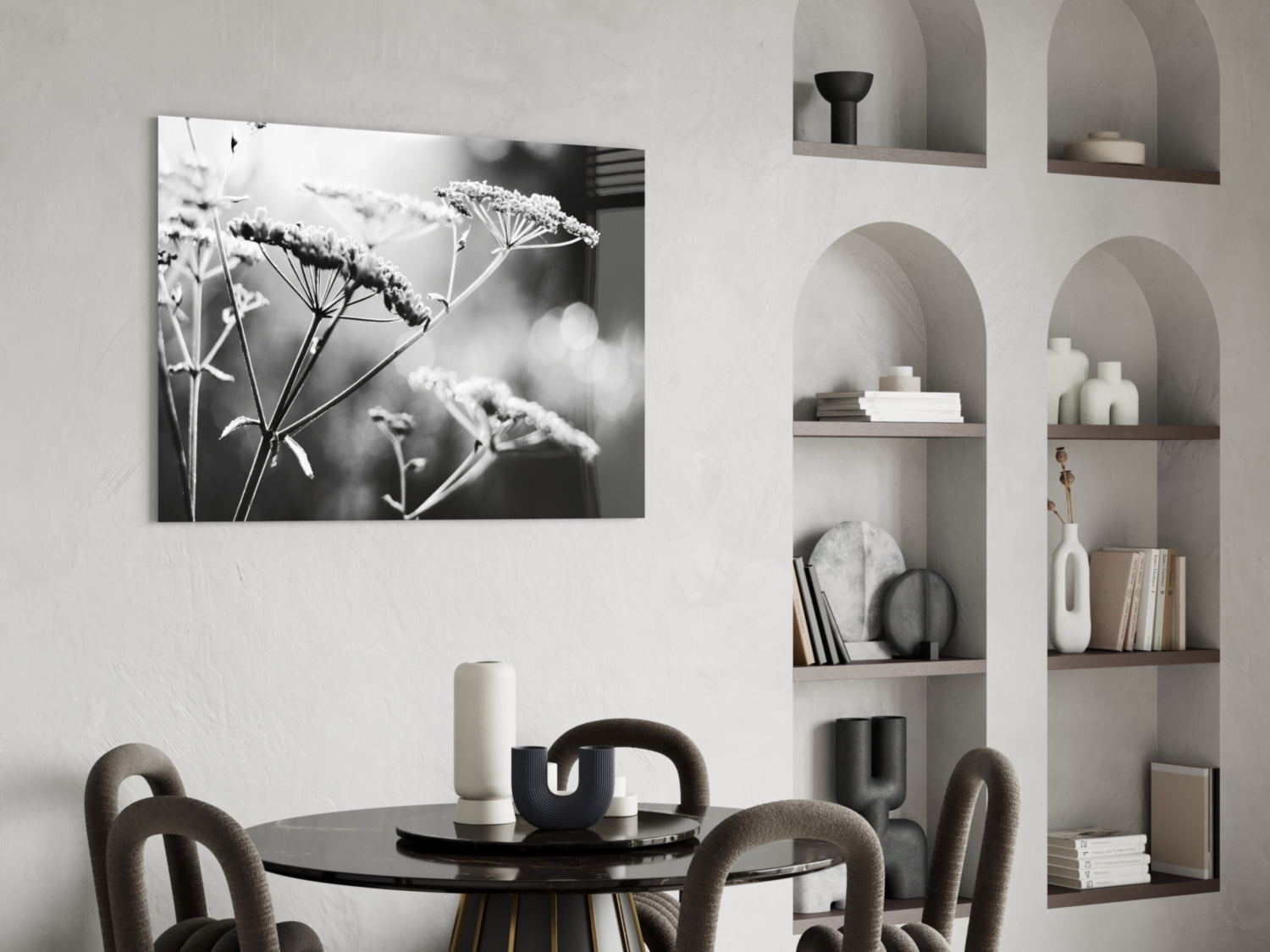 Flower Glass Wall Art.