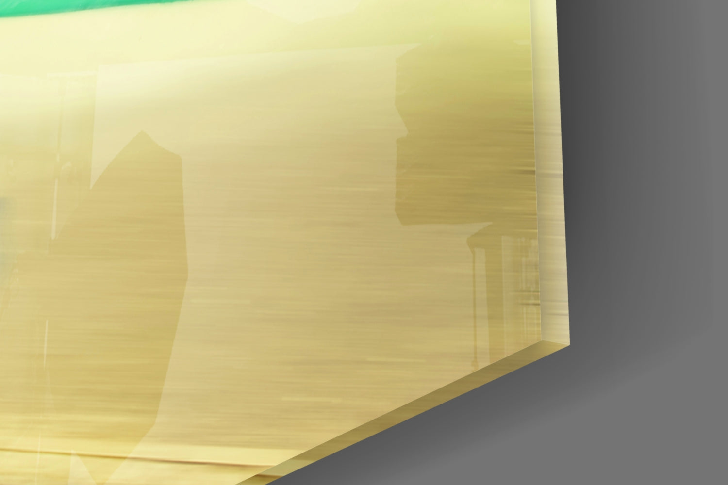 Vosvos Minibus Glass Wall Art.