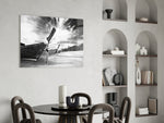 Boats on the Beach panel adding architectural taste to a study