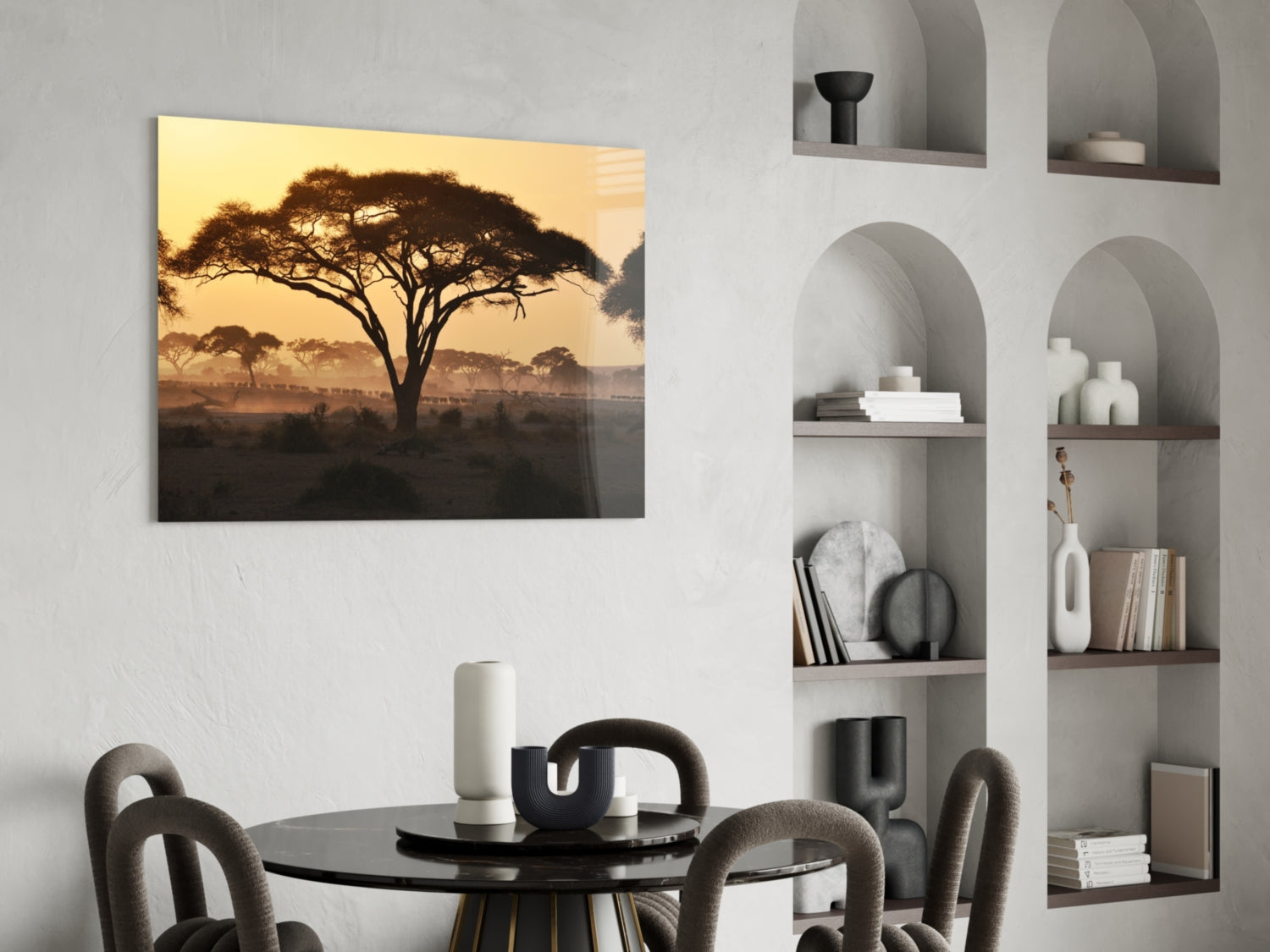 Tree Glass Wall Art.