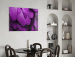 Bird Feathers panel adding couture energy to a dressing area