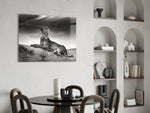 Lioness panel adding power-animal mood to a study