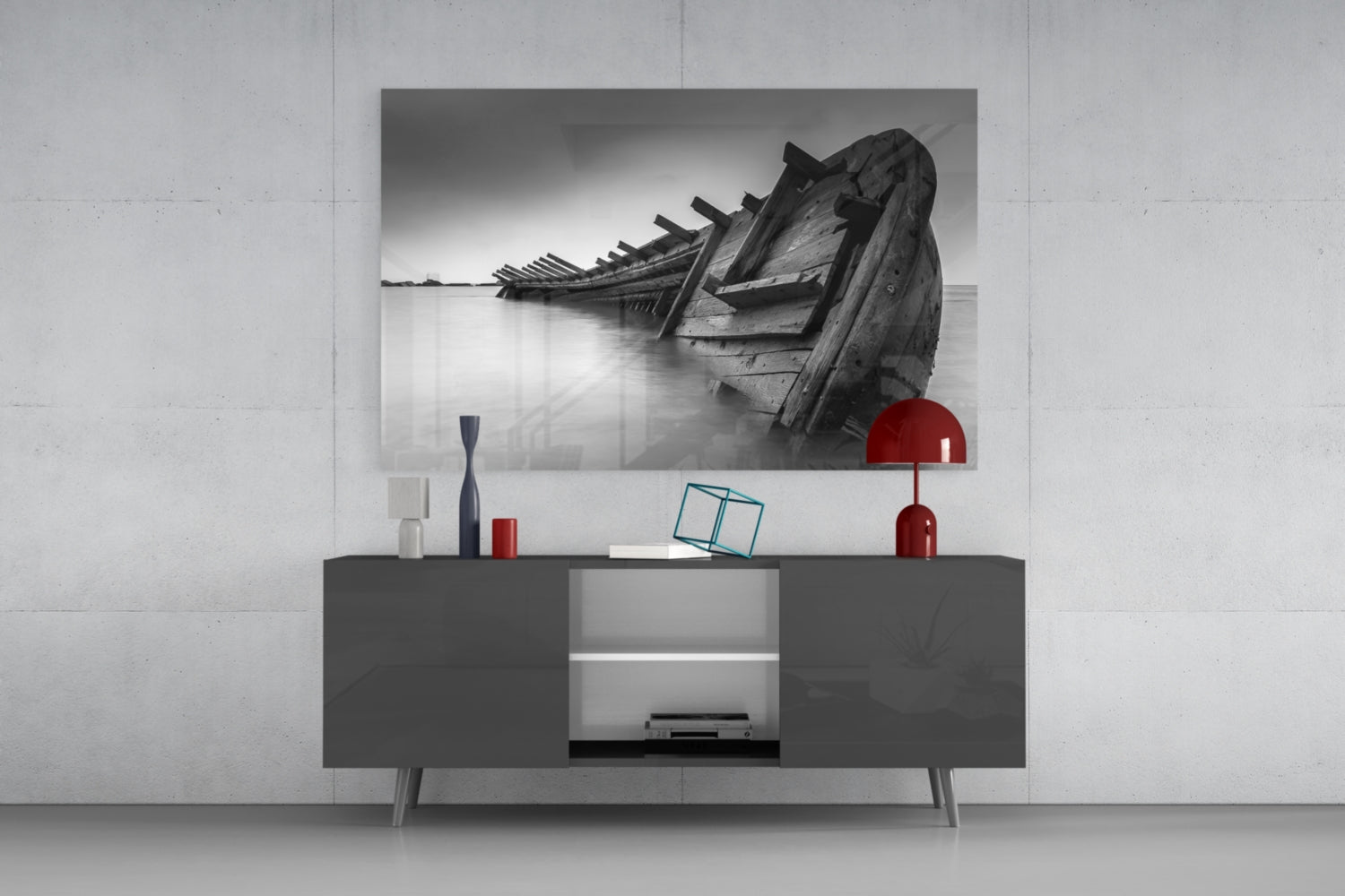 Shipwreck Glass Wall Art.