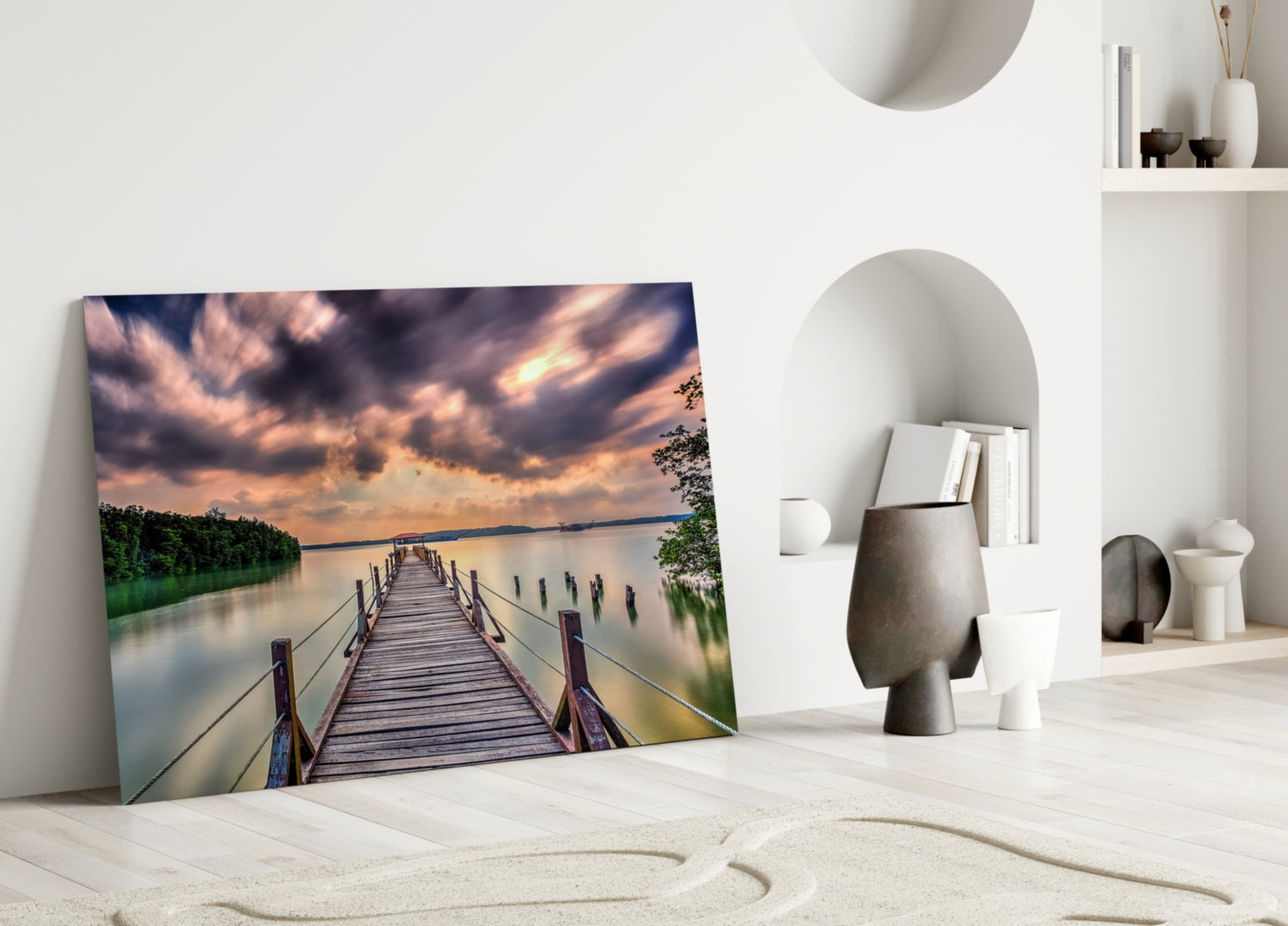 Dock Glass Wall Art.